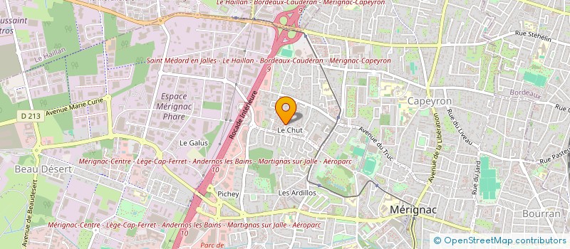 localisation de l'entreprise MADAME MIGEO ALIHA  MERIGNAC