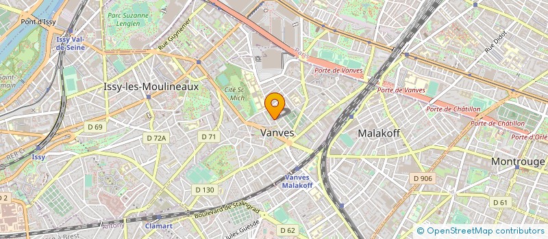 localisation de l'entreprise MADAME MIGLENA LUBENOVA à VANVES