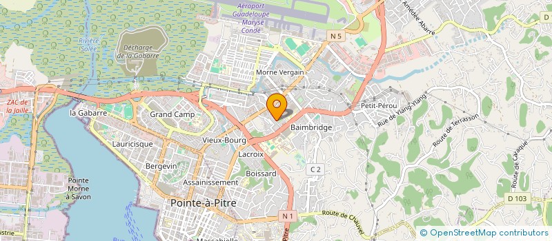 localisation de l'entreprise MADAME MIGUELINA ENCARNACION ALCANTARA  LES ABYMES