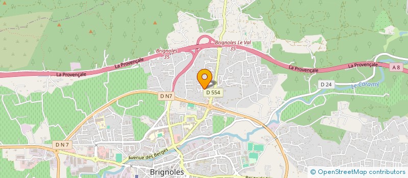 localisation de l'entreprise MADAME MIGUELINA INGRASSIA  BRIGNOLES