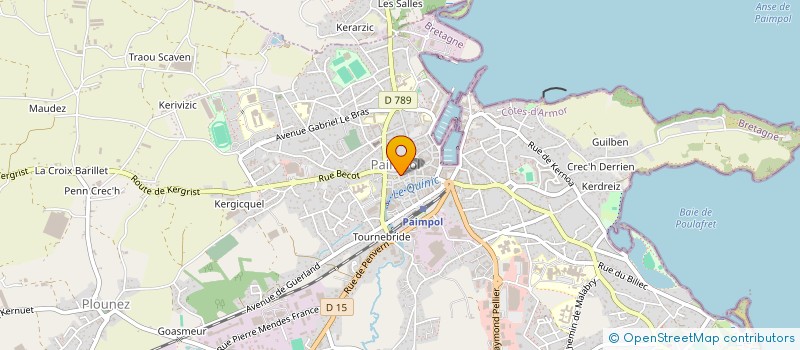 localisation de l'entreprise MADAME MIGUELLE CHALVET  PAIMPOL