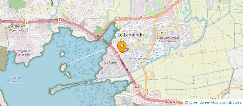 localisation de l'entreprise MADAME MIGUELLE VALBERT  LE LAMENTIN