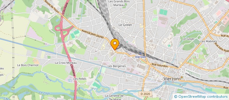 localisation de l'entreprise MADAME MIHAELA ANDREI  VIERZON