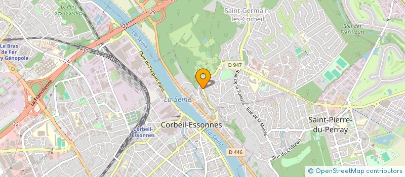 localisation de l'entreprise MADAME MIHAELA DINU  SAINT-GERMAIN-LES-CORBEIL