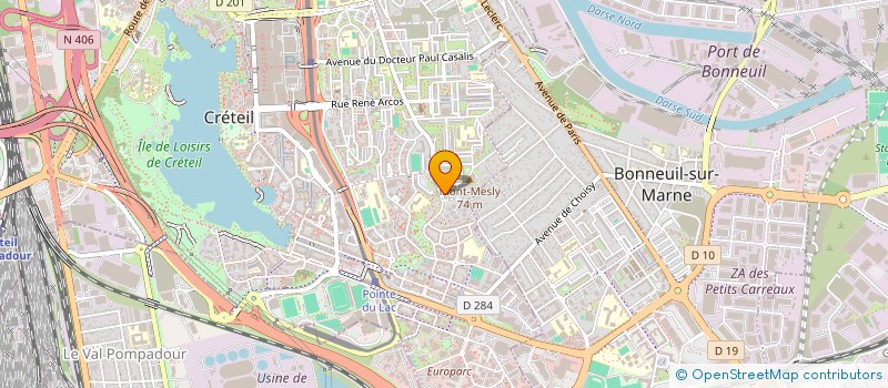 localisation de l'entreprise MADAME MIHAELA DISCULTU à CRETEIL