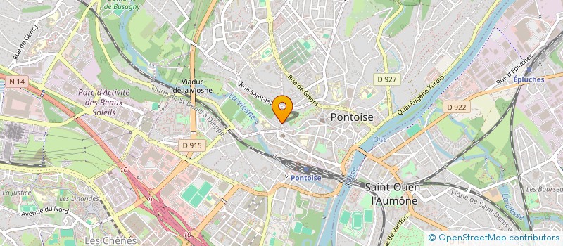 localisation de l'entreprise MADAME MIHAELA FRANT à PONTOISE