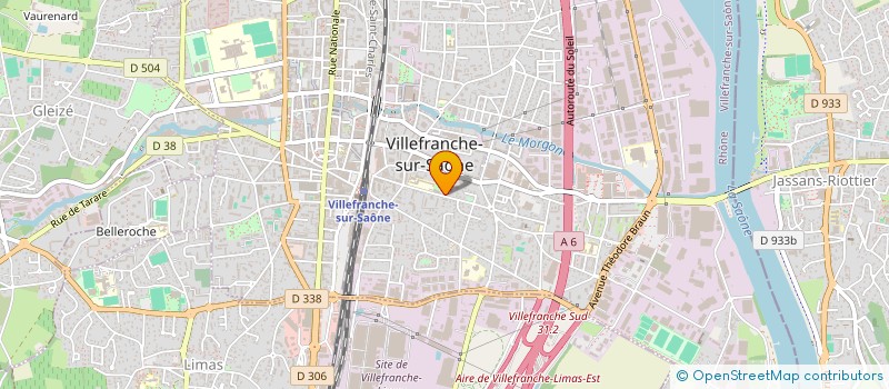 localisation de l'entreprise MADAME MIHAELA IONESCU  VILLEFRANCHE-SUR-SAONE