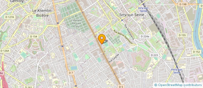 localisation de l'entreprise MADAME MIHAELA LATOUR BRINZA  IVRY-SUR-SEINE