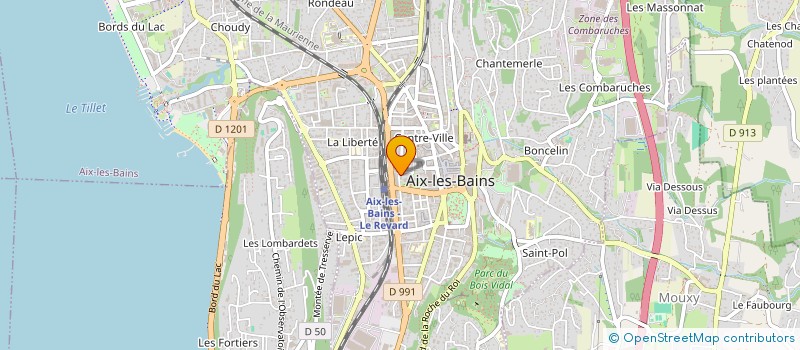 localisation de l'entreprise MADAME MIHAELA LIGIA AVRAM à AIX-LES-BAINS