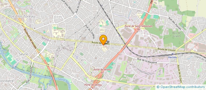 localisation de l'entreprise MADAME MIHAELA MANOLEA  VERTOU