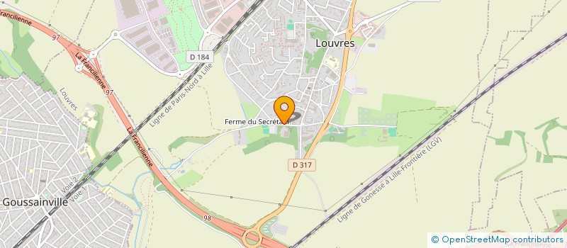 localisation de l'entreprise MADAME MIHAELA MARANDICI  LOUVRES