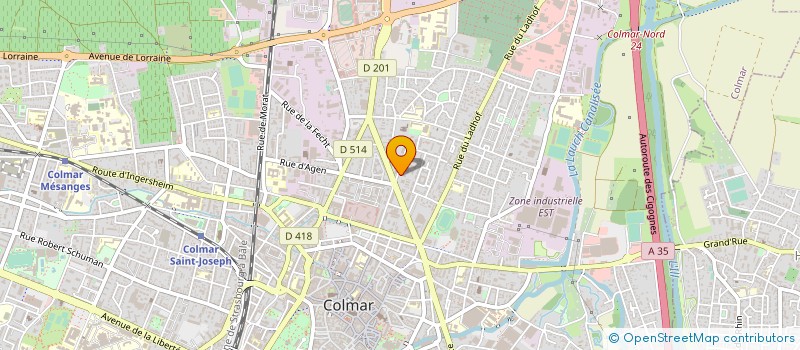 localisation de l'entreprise MADAME MIHAELA MARCU  COLMAR
