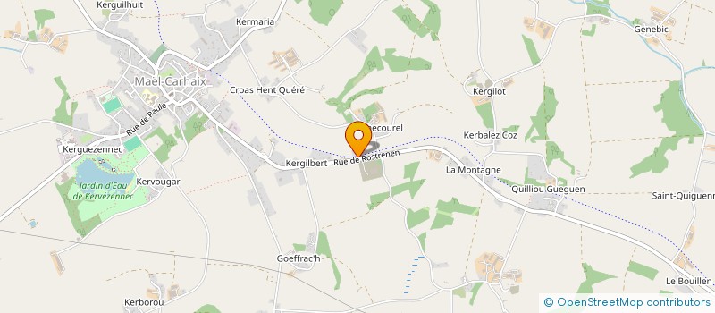 localisation de l'entreprise MADAME MIHAELA-MIRELA GHEORGHICEANU  MAEL-CARHAIX