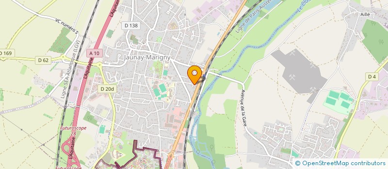 localisation de l'entreprise MADAME MIHAELA NISTOR  JAUNAY-MARIGNY