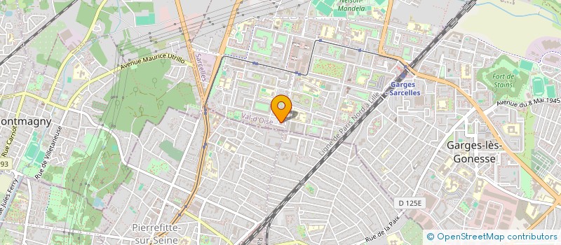 localisation de l'entreprise MADAME MIHAELA PENTELEI  SARCELLES