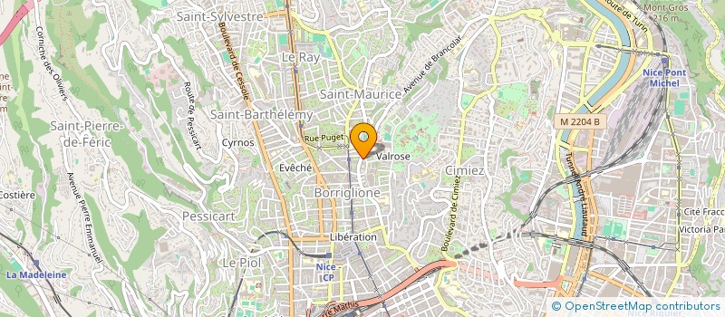 localisation de l'entreprise MADAME MIHAELA POMARLEANU  NICE