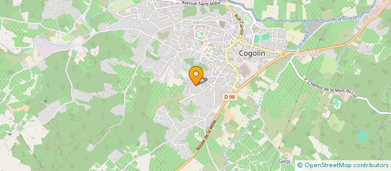 localisation de l'entreprise MADAME MIHAELA PROTOPOPESCU à COGOLIN