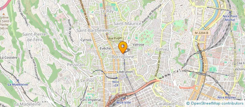 localisation de l'entreprise MADAME MIHAELA TABARA à NICE