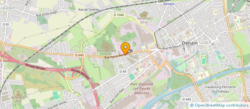 localisation de l'entreprise MADAME MIHAELA VIRLAN  DENAIN