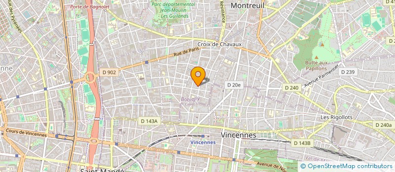 localisation de l'entreprise MADAME MIHJAN HADDAD à MONTREUIL
