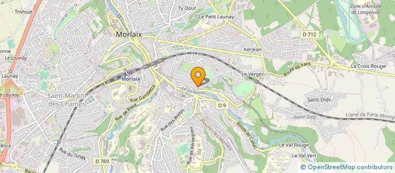 localisation de l'entreprise MADAME MIHO ARISUE à MORLAIX