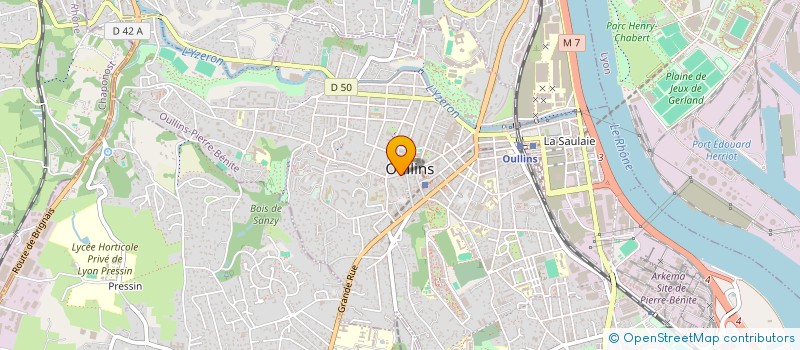 localisation de l'entreprise MADAME MIHO WATANABE  OULLINS-PIERRE-BENITE