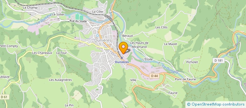 localisation de l'entreprise MADAME MIKA KURIBAYASHI  DUNIERES