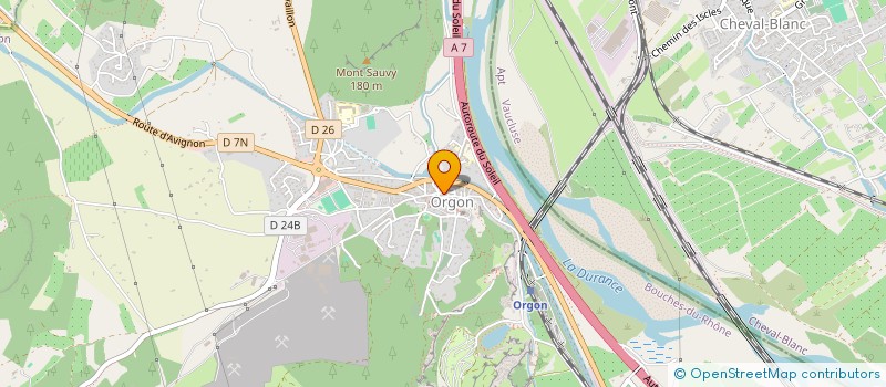 localisation de l'entreprise MADAME MIKAELA FERNANDEZ  ORGON