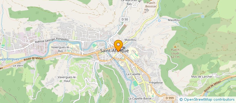 localisation de l'entreprise MADAME MIKAELE SALDANA  SAINT-AFFRIQUE