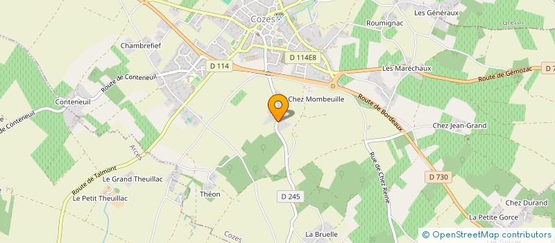 localisation de l'entreprise MADAME MIKELA ROUZIC  SAINTE-FOY-LA-GRANDE