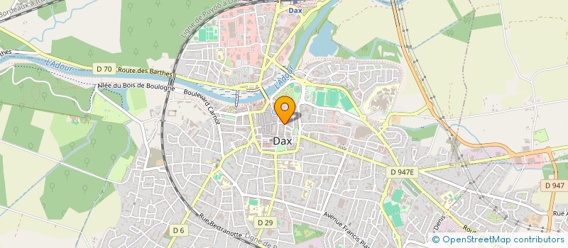 localisation de l'entreprise MADAME MIKI NAKAJIMA  DAX