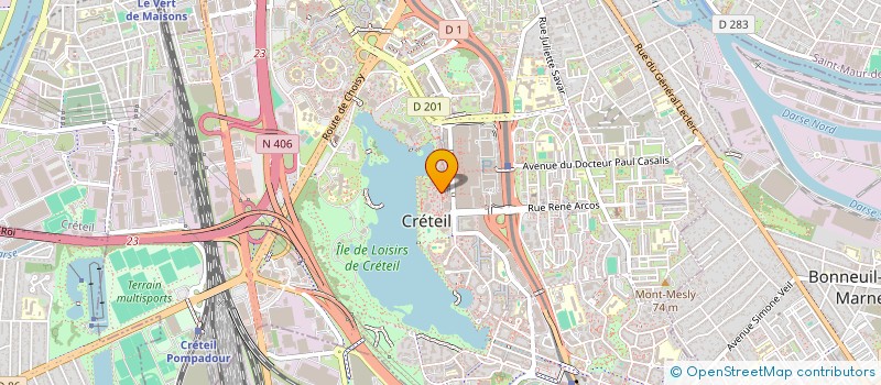 localisation de l'entreprise MADAME MIKLOS REGINA  CRETEIL