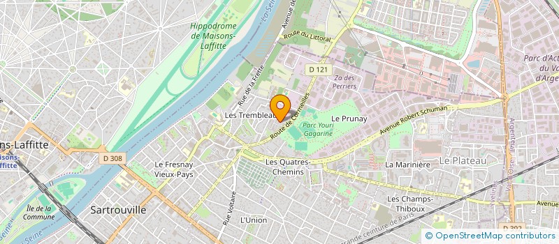 localisation de l'entreprise MADAME MIKUIZA-SHERYDAN PULULU MBIDI à SARTROUVILLE