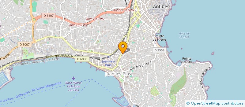 localisation de l'entreprise MADAME MILA BOULENGER-ROUDEIX  ANTIBES