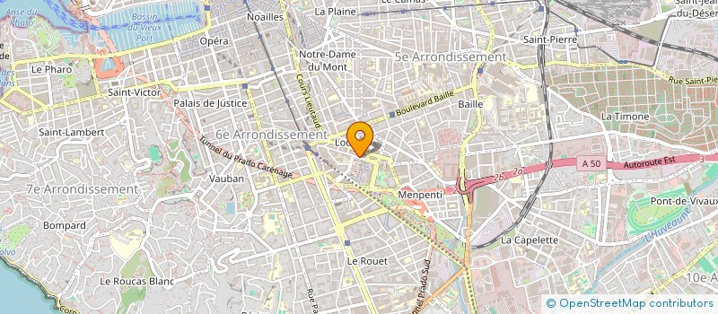 localisation de l'entreprise MADAME MILA DESPLAIN à MARSEILLE