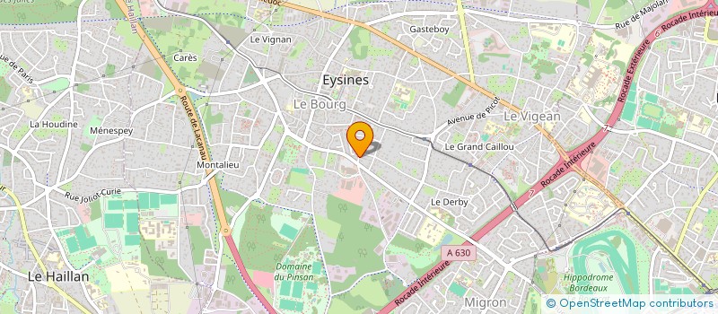 localisation de l'entreprise MADAME MILA GAILLARD JEAN-LOUIS  EYSINES