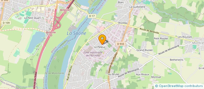 localisation de l'entreprise MADAME MILA GERVAIS ROUGE  MONTMERLE-SUR-SAONE