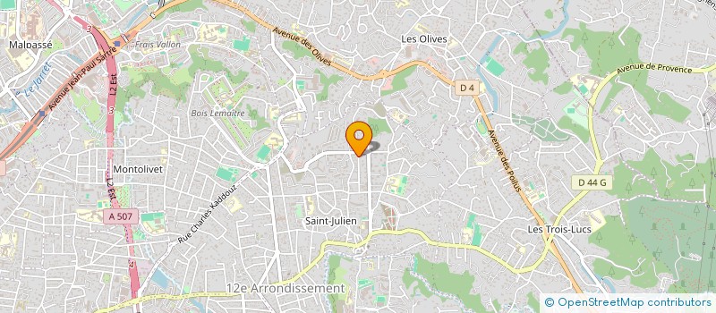 localisation de l'entreprise MADAME MILA GORINCOUR à MARSEILLE