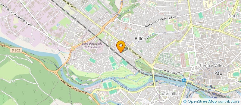 localisation de l'entreprise MADAME MILA GUIONNEAU à BILLERE