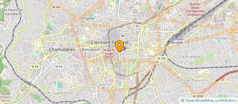 localisation de l'entreprise MADAME MILA LEGILE  CLERMONT-FERRAND