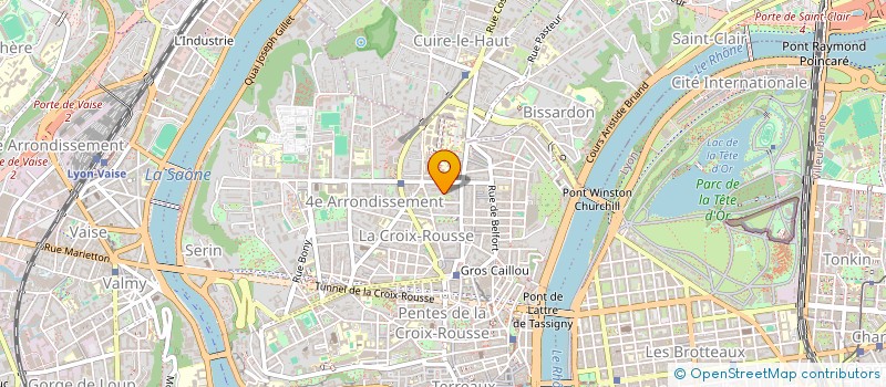 localisation de l'entreprise MADAME MILA REVON à LYON