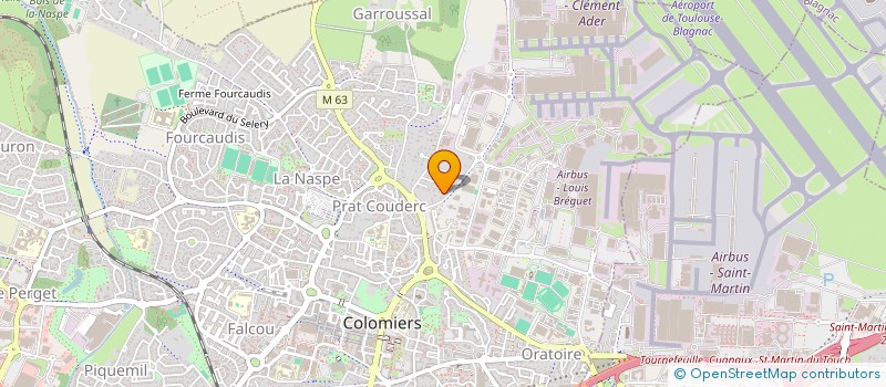 localisation de l'entreprise MADAME MILA VAEZALAEI à COLOMIERS
