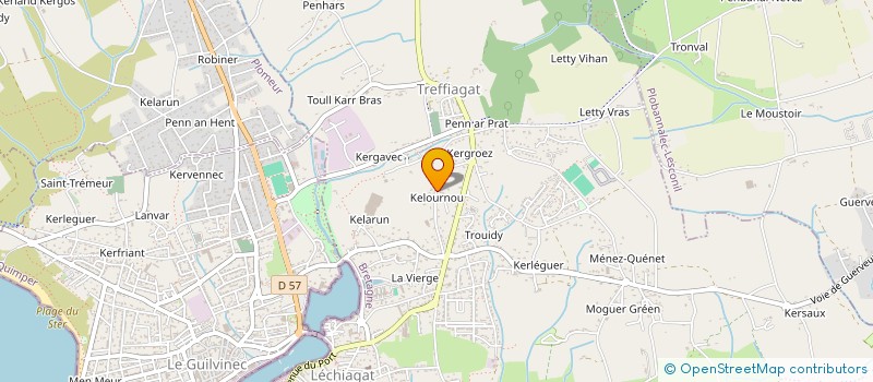 localisation de l'entreprise MADAME MILA VOLANT  TREFFIAGAT