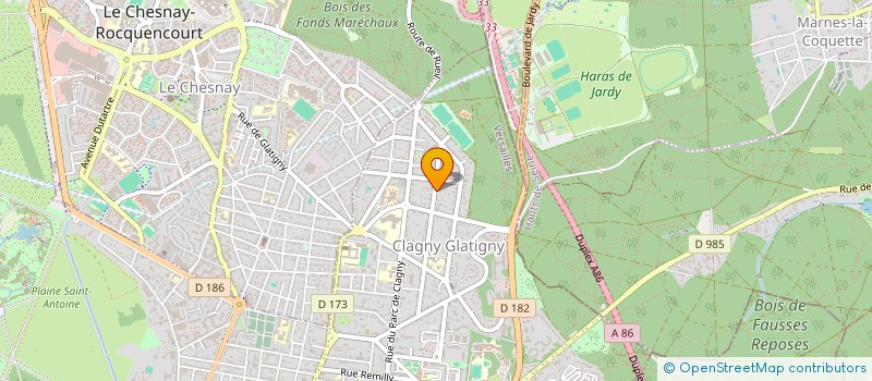 localisation de l'entreprise MADAME MILADA DEZORT à VERSAILLES