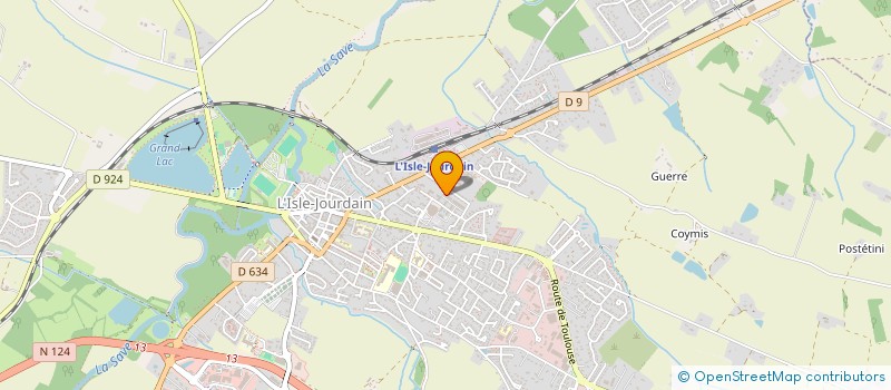 localisation de l'entreprise MADAME MILAGROS AGUIRRE DE JESUS à L'ISLE-JOURDAIN
