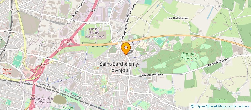 localisation de l'entreprise MADAME MILANA ABAKAROVA à SAINT-BARTHELEMY-D'ANJOU