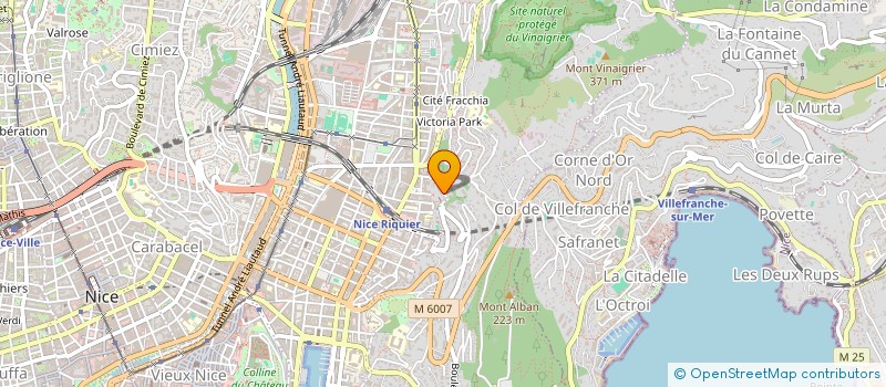 localisation de l'entreprise MADAME MILANA ABRIZOVA à NICE