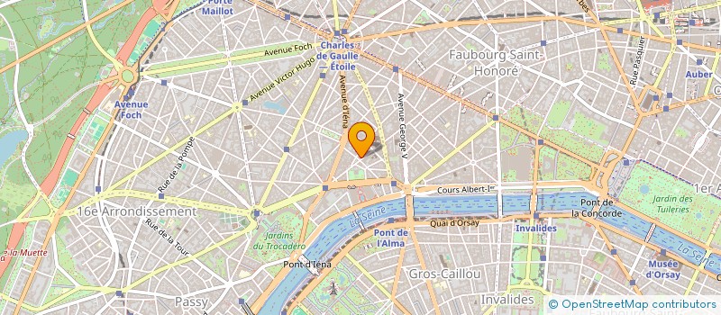 localisation de l'entreprise MADAME MILANA BOGOLEPOVA  PARIS