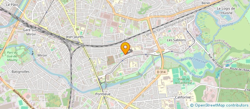 localisation de l'entreprise MADAME MILANA GANDALOEVA  LE MANS