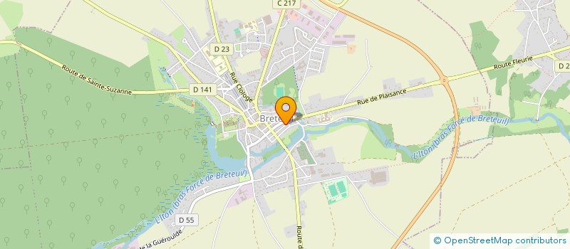 localisation de l'entreprise MADAME MILANA GAVRILENKOVA  BRETEUIL